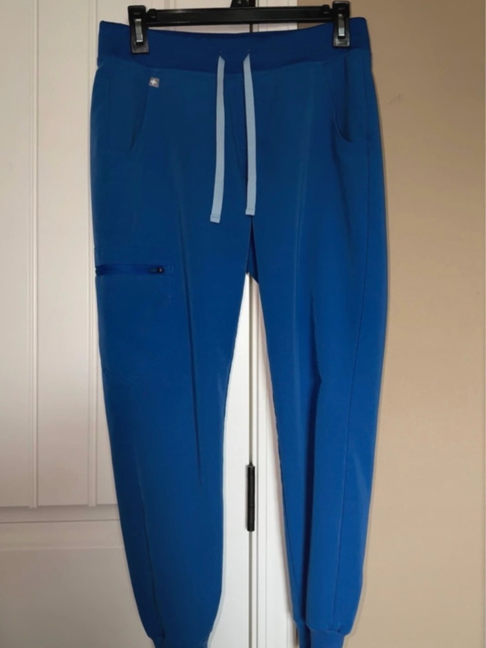 FIGS royal blue jogger, women's small petite.